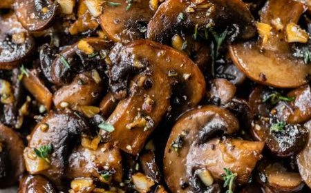 Garlic  के साथ तली हुई Mushrooms Recipes