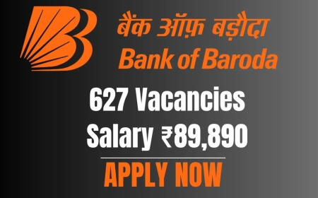बैंक ऑफ बड़ौदा भर्ती 2024, 627 पदों के लिए अधिसूचना जारी, वेतन ₹89,890, आवेदन करने के चरण देखें