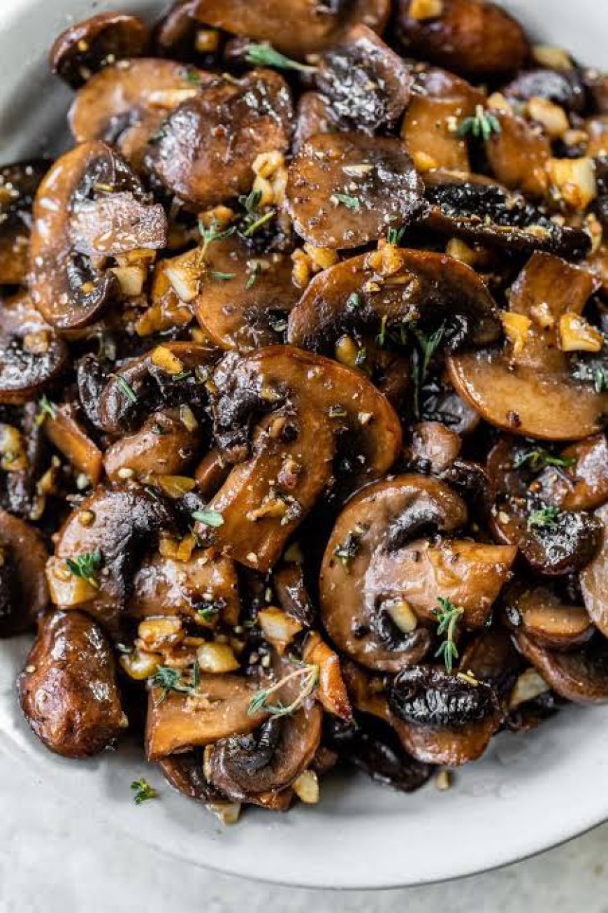 Garlic के साथ तली हुई Mushrooms Recipes