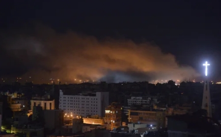 इजरायल के हमले से 'बेरूत में आग', हिजबुल्लाह से जुड़ी बैंक पर हमला