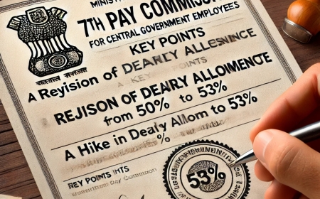 केंद्रीय कर्मचारियों के लिए महंगाई भत्ता में वृद्धि - जुलाई 2024