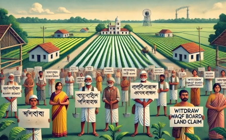 कर्नाटक में वक्फ बोर्ड के खिलाफ किसानों का आंदोलन तेज, गृहमंत्री ने की समीक्षा की घोषणा