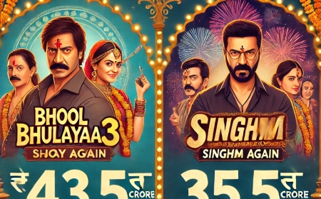 दीवाली पर बॉक्स ऑफिस में 'भूल भुलैया 3' बनाम 'सिंघम अगेन': जानें किसने मारी बाजी?