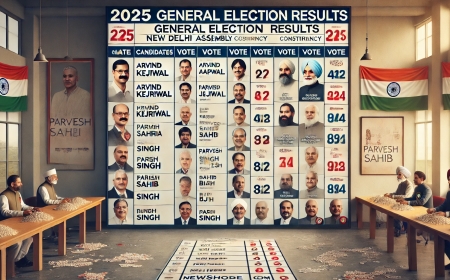 नई दिल्ली विधानसभा चुनाव 2025: परवेश साहिब सिंह ने अरविंद केजरीवाल को हराया