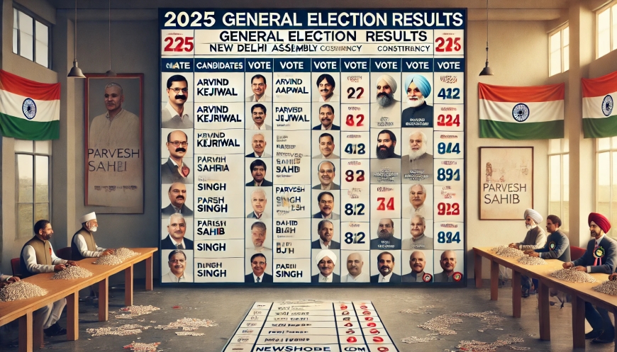 नई दिल्ली विधानसभा चुनाव 2025: परवेश साहिब सिंह ने अरविंद केजरीवाल को हराया