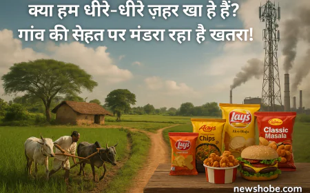 क्या हम धीरे-धीरे ज़हर खा रहे हैं? गांव की सेहत पर मंडरा रहा है खतरा!