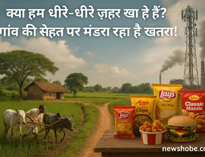 क्या हम धीरे-धीरे ज़हर खा रहे हैं? गांव की सेहत पर मंडरा रहा है खतरा!