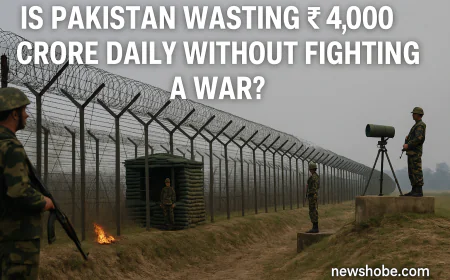 क्या पाकिस्तान हर दिन ₹4,000 करोड़ बर्बाद कर रहा है बिना युद्ध किए? जानिए सीमा पर बढ़ते तनाव के पीछे की सच्चाई