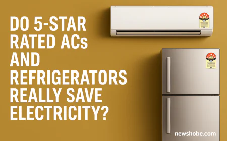 क्या 5-स्टार रेटिंग वाला AC और फ्रिज वाकई में बिजली बचाते हैं? जानिए सच्चाई!