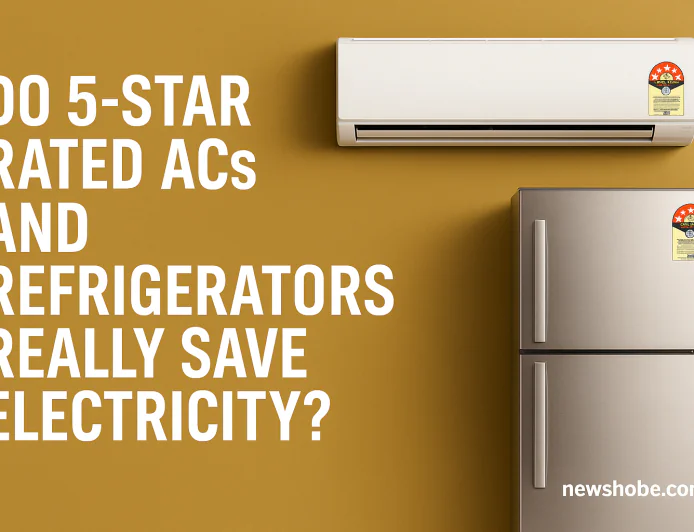 क्या 5-स्टार रेटिंग वाला AC और फ्रिज वाकई में बिजली बचाते हैं? जानिए सच्चाई!