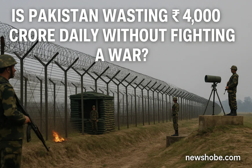 क्या पाकिस्तान हर दिन ₹4,000 करोड़ बर्बाद कर रहा है बिना युद्ध किए? जानिए सीमा पर बढ़ते तनाव के पीछे की सच्चाई
