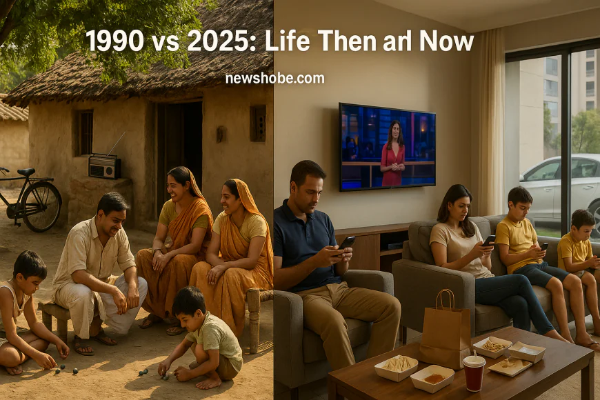 क्या 1990 की सादगी आज की तेज़ रफ्तार ज़िंदगी से बेहतर थी? जानिए चौंकाने वाली तुलना!