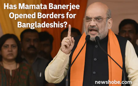 क्या ममता बनर्जी ने बांग्लादेशियों के लिए भारत के दरवाज़े खोल दिए? अमित शाह का बड़ा आरोप!