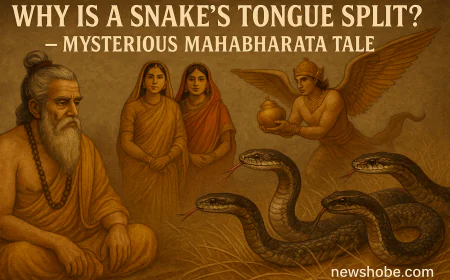 সাপের জিহ্বা কেন বিভক্ত?–মহাভারতের রহস্যময় মহাজাগরণ!