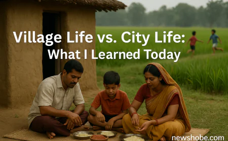 কেন শহরের চাকচিক্য ছেড়ে গ্রামের দিকে ফিরছেন অনেকেই? শহরের খাবার, ব্যয় এবং পরিবেশ নিয়ে এক চাঞ্চল্যকর অভিজ্ঞতা!