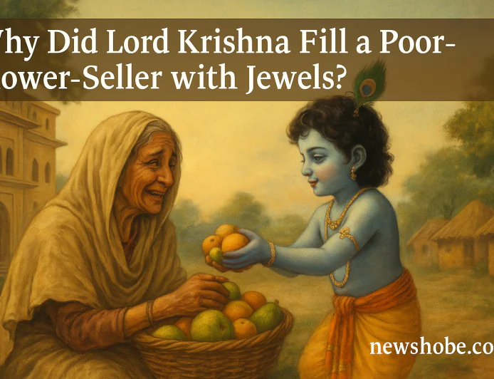 क्या सच में एक फलवाली को भगवान श्रीकृष्ण ने हीरे-जवाहरात से भर दिया था? जानिए इस चमत्कारी कथा का रहस्य!