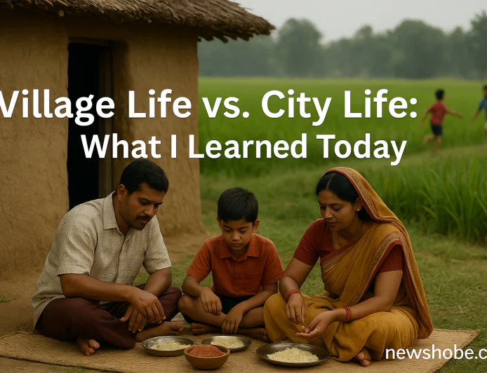 কেন শহরের চাকচিক্য ছেড়ে গ্রামের দিকে ফিরছেন অনেকেই? শহরের খাবার, ব্যয় এবং পরিবেশ নিয়ে এক চাঞ্চল্যকর অভিজ্ঞতা!