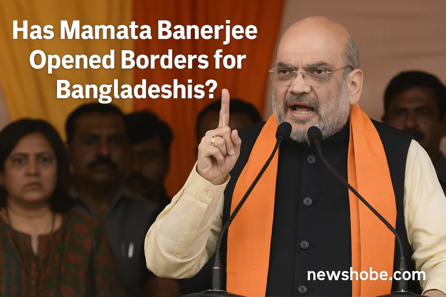 মমতা বন্দ্যোপাধ্যায় কি সত্যিই বাংলাদেশিদের জন্য সীমান্ত খুলে দিয়েছেন? অমিত শাহের বিস্ফোরক অভিযোগ!