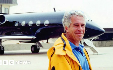 What's in the book of birthday messages to Epstein
