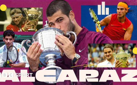 'Playing perfectly' - how does Alcaraz rank v men's tennis legends at 22?
