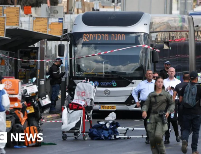 Six Israelis killed by Palestinian gunmen at Jerusalem bus stop