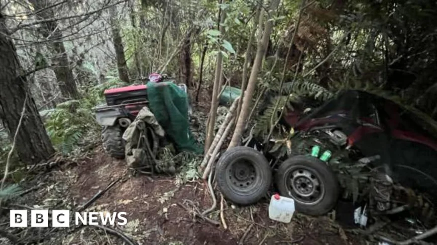 First photos of site where NZ bushman hid children released